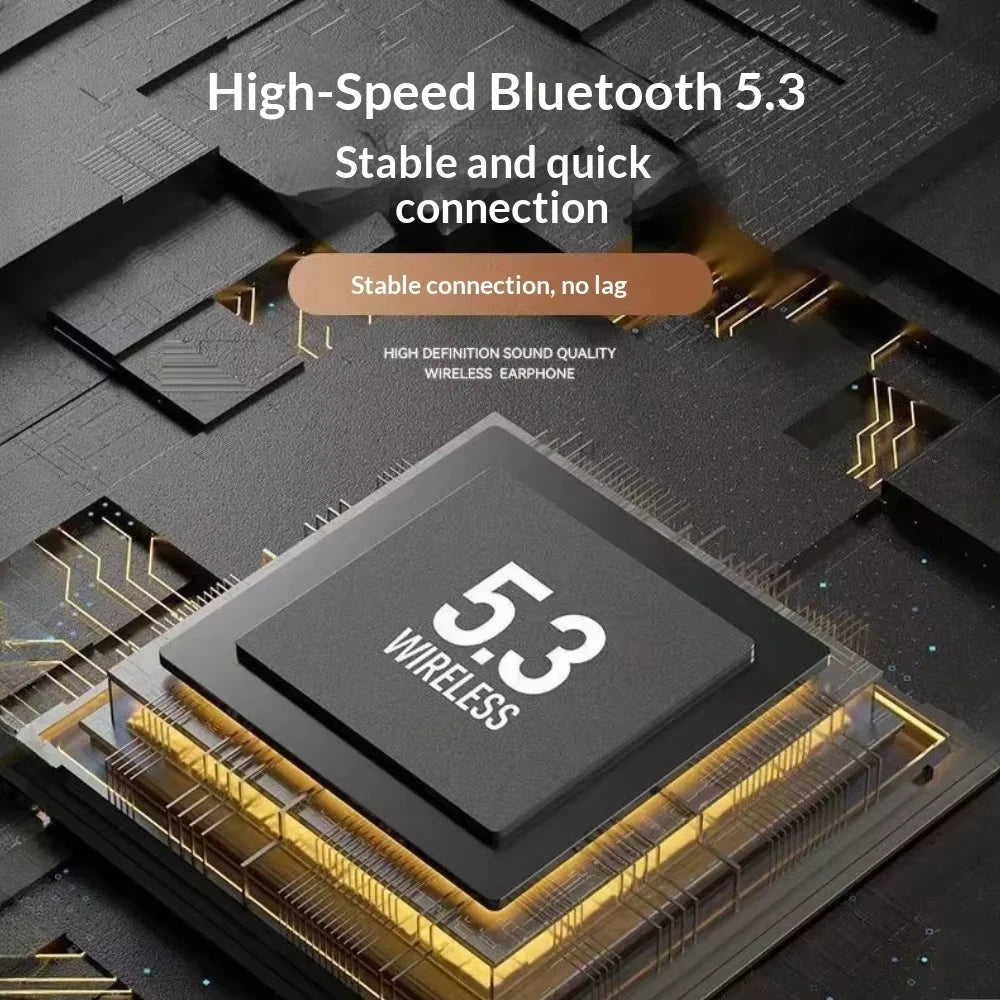 Wireless Bluetooth Earphones Bluetooth 5.3 Sports Business Anti-Slip Sweatproof ENC LED Display Ultra-Long Battery Life High