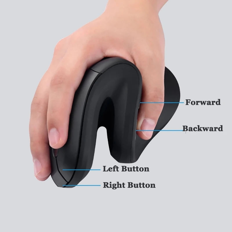 Right Hand Vertical Mouse Ergonomic Gaming Mouse USB Optical Wrist Healthy Mice Mause For PC