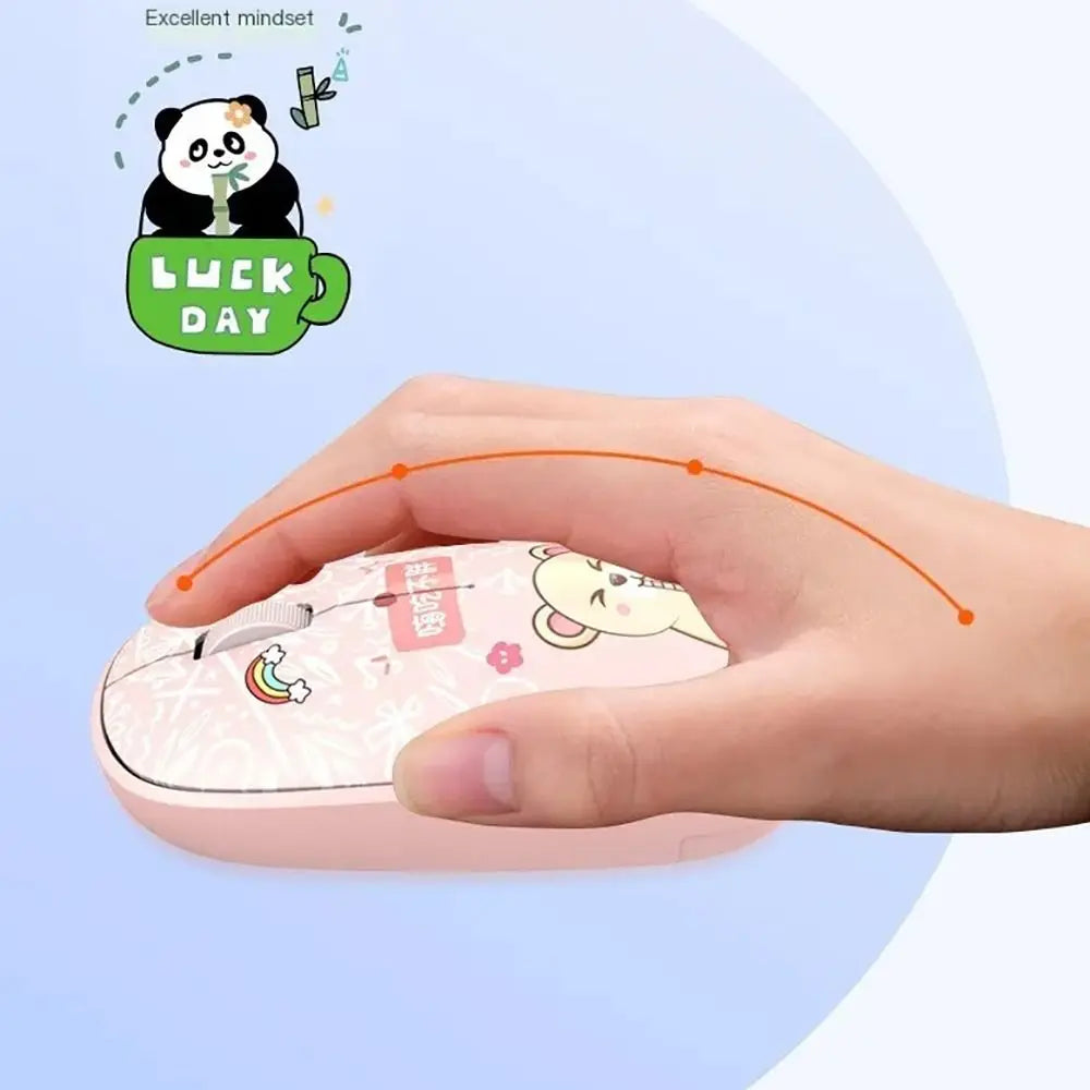 High-quality 2.4Ghz Wireless Mouse Bluetooth 5.0 Cartoon Bluetooth Mice Mini Silent Computer Mouse School