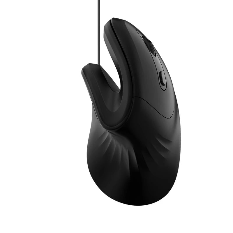 Right Hand Vertical Mouse Ergonomic Gaming Mouse USB Optical Wrist Healthy Mice Mause For PC
