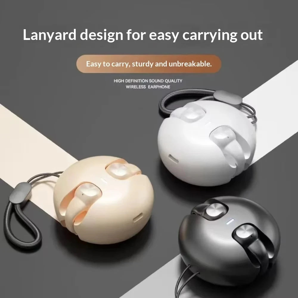 Wireless Bluetooth Earphones Bluetooth 5.3 Sports Business Anti-Slip Sweatproof ENC LED Display Ultra-Long Battery Life High