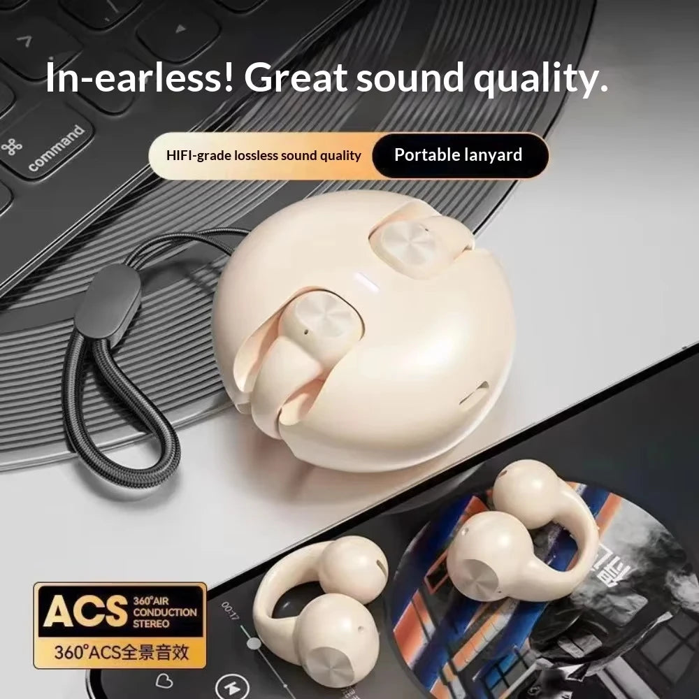 Wireless Bluetooth Earphones Bluetooth 5.3 Sports Business Anti-Slip Sweatproof ENC LED Display Ultra-Long Battery Life High