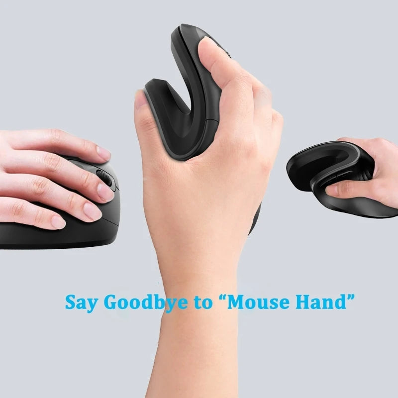 Right Hand Vertical Mouse Ergonomic Gaming Mouse USB Optical Wrist Healthy Mice Mause For PC
